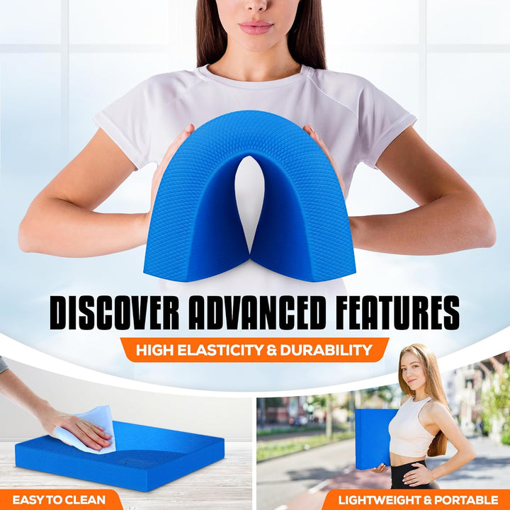 Yes4All Balance Pad L XL inkl, balance pad erwachsene für Stabilität; balance-pad für Fitness-Workou