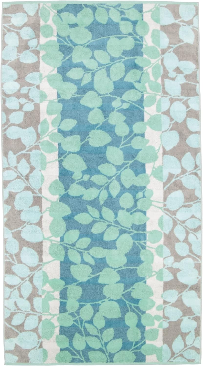 CAWÖ Home Handtücher Noblesse Harmony Floral 1086 Jade - 47 Duschtuch 80x160 cm, Duschtuch 80x160 cm