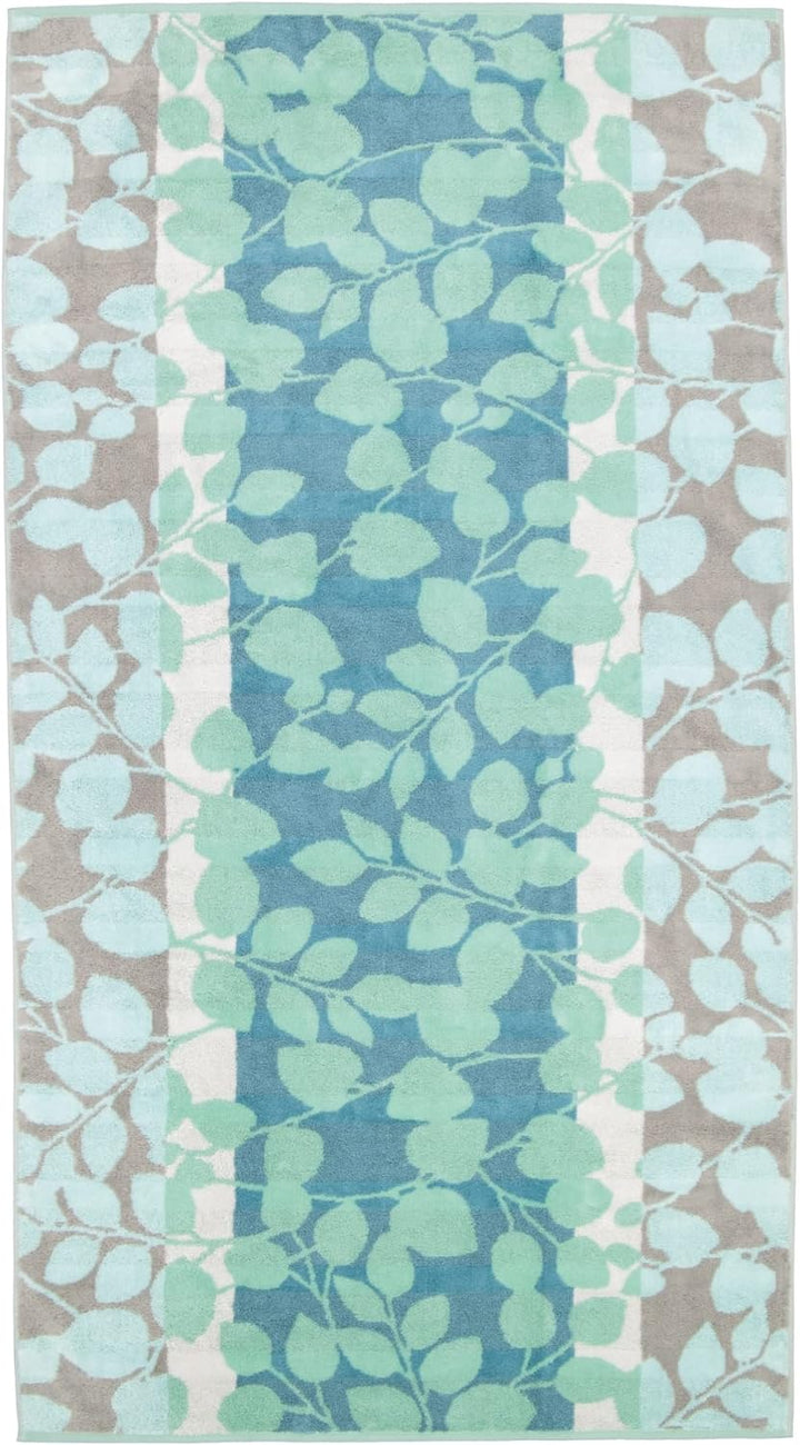 CAWÖ Home Handtücher Noblesse Harmony Floral 1086 Jade - 47 Duschtuch 80x160 cm, Duschtuch 80x160 cm