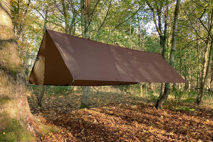 DD Tarp XL Regendach Zelt Plane - Coyote braun