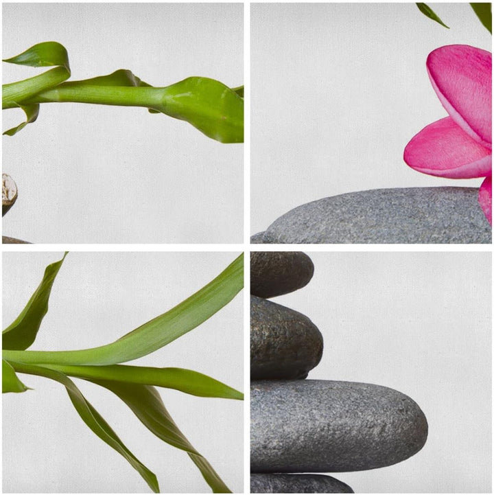 Bilder auf Leinwand Ruhig blume dekoration stein Leinwandbild 70x50cm Wandbilder Dekoration Wohnzimm