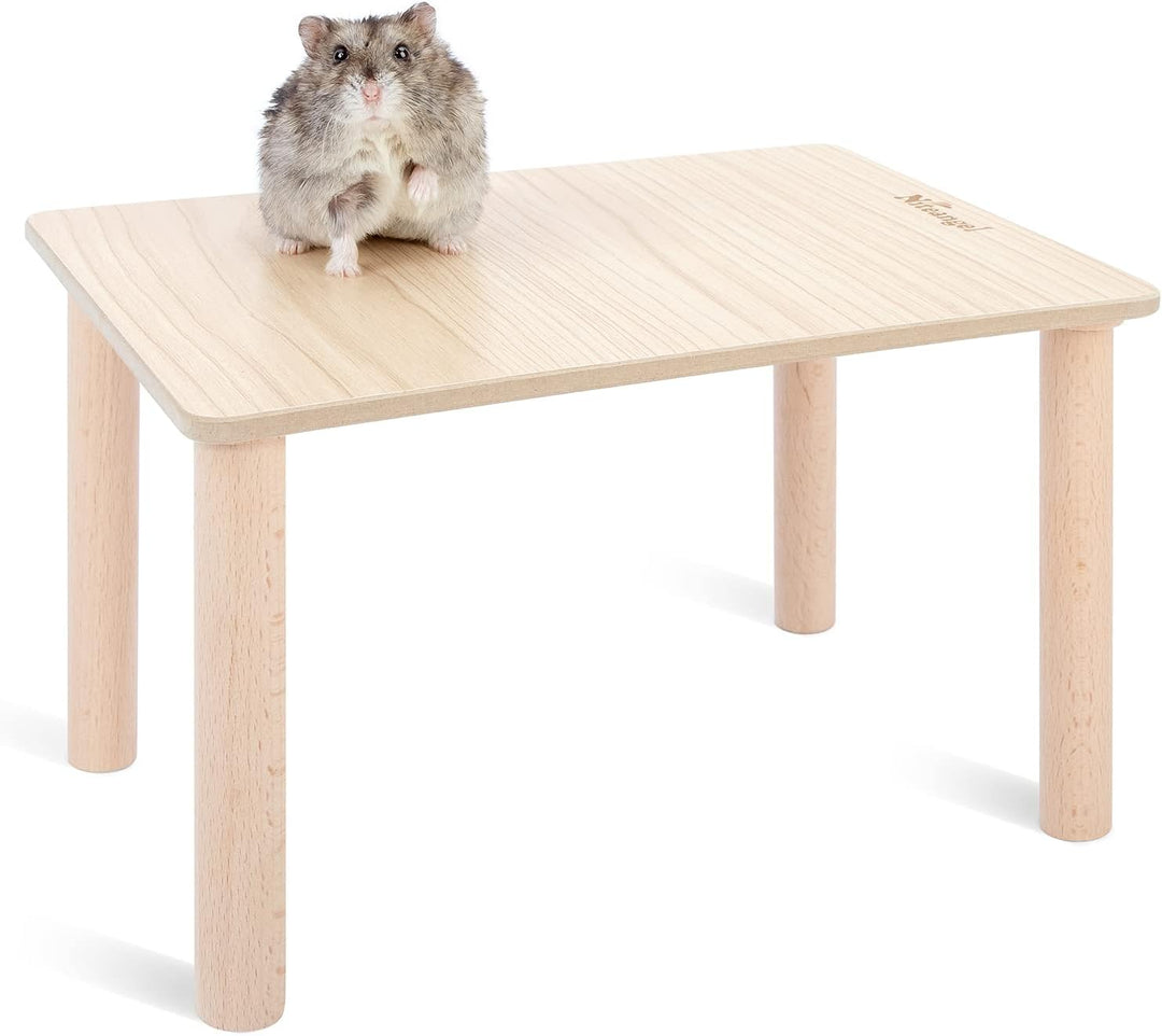 Niteangel Hamster-Spielplattform aus Holz für syrische Zwerghamster, Rennmäuse, Mäuse, Degus oder an