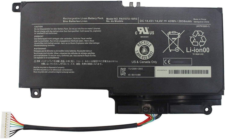 WYGUO PA5107U-1BRS PA5107U Laptop Batterie Ersatz für Toshiba Satellite L50 L50-A L55 L55t P50 P50-A