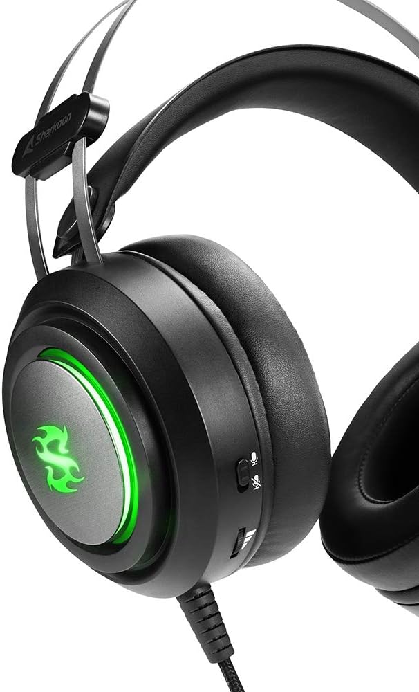 Sharkoon Skiller SGH30 Gaming Headset & CSL-Computer - XXL Speed Gaming Mauspad Titanwolf Schwarz 90