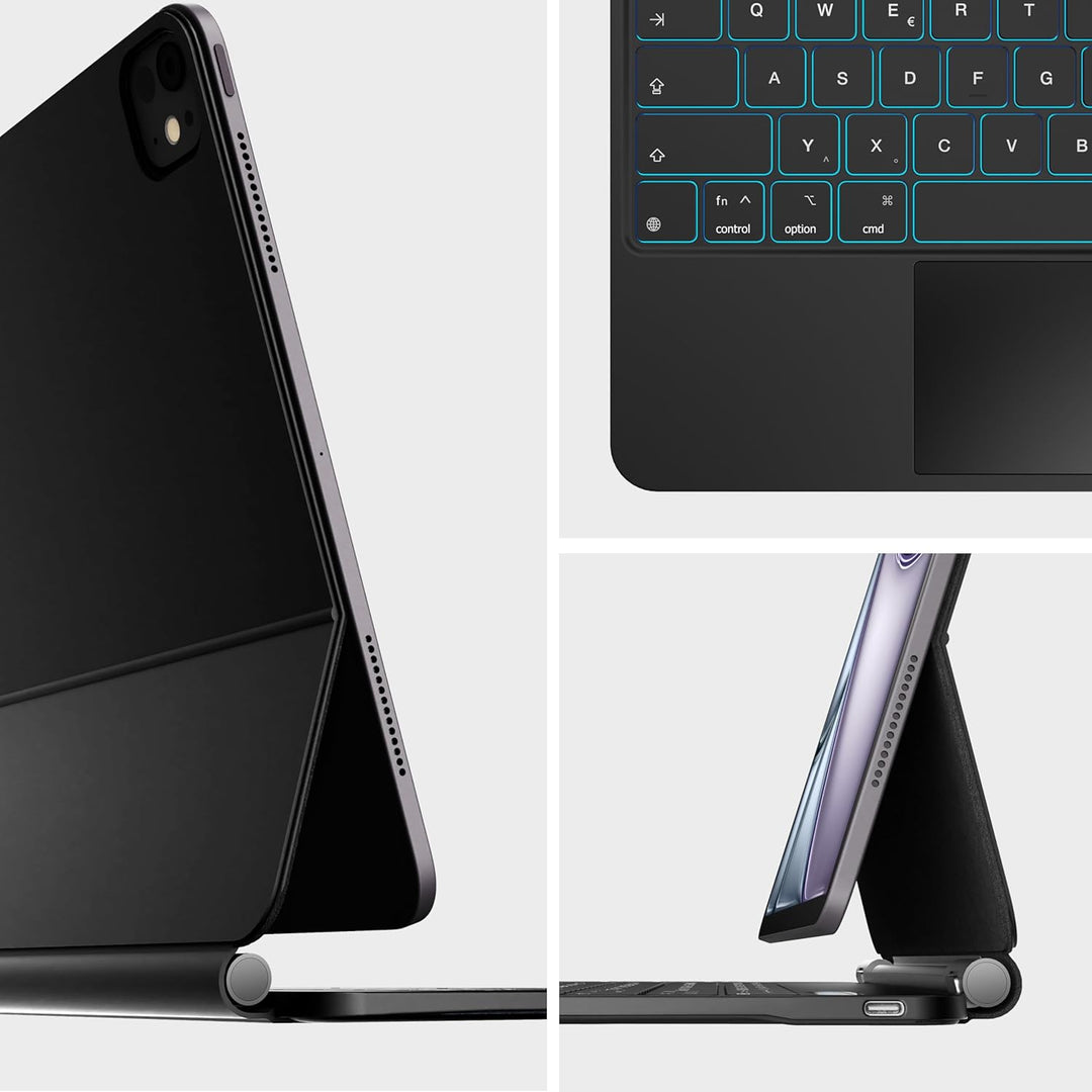 Tastatur Hülle für iPad Air 11 Zoll (M3 2025/M2 2024), Air 5./4. Gen., iPad Pro 11 Zoll 4./3./2./1.