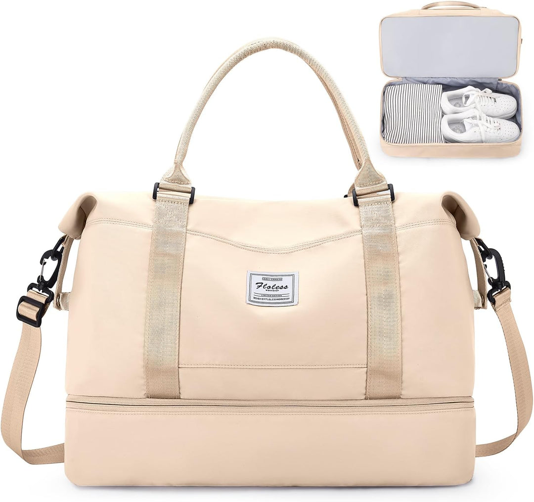Reisetasche Damen Handgepäck Tasche Sporttasche Weekender Bag Schwimmtasche Wasserdicht Travel Bag D