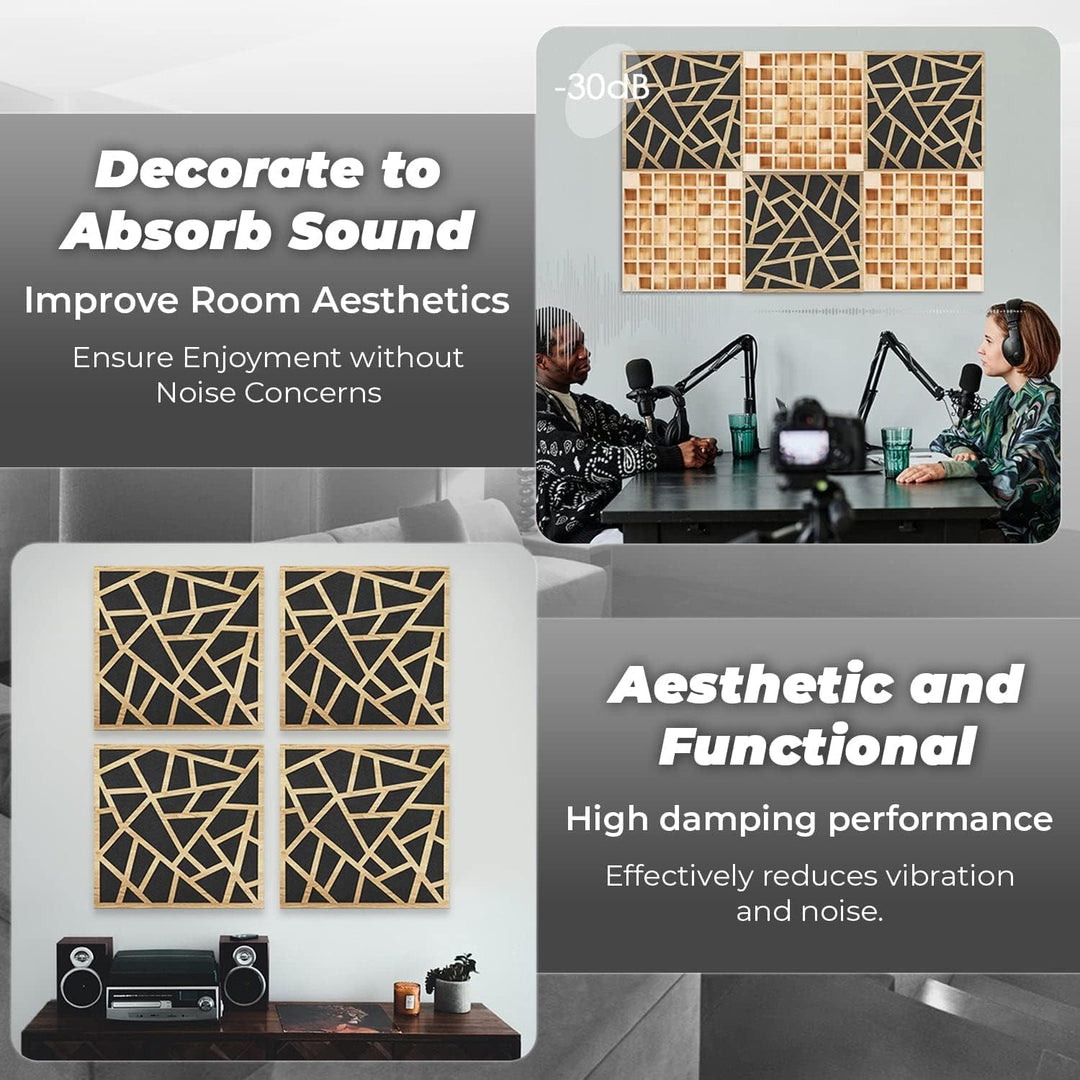 Arrowzoom 4 Diffus PROFI Akustische Holzplatte Absorbieren Aufnahmestudio Höhe Dichte Lärmminderung