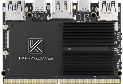 khadas Edge Max Rockchip RK3399 Single Board Computer, ARM MALI-T860MP4 GPU, 4K VP9 und 4K 10Bits H2