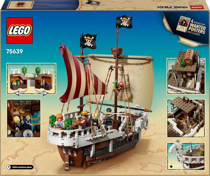 LEGO ONE Piece - Das Piratenschiff Flying Lamb (Going Merry) - Spielset mit 5 Minifiguren - inkl. Ru