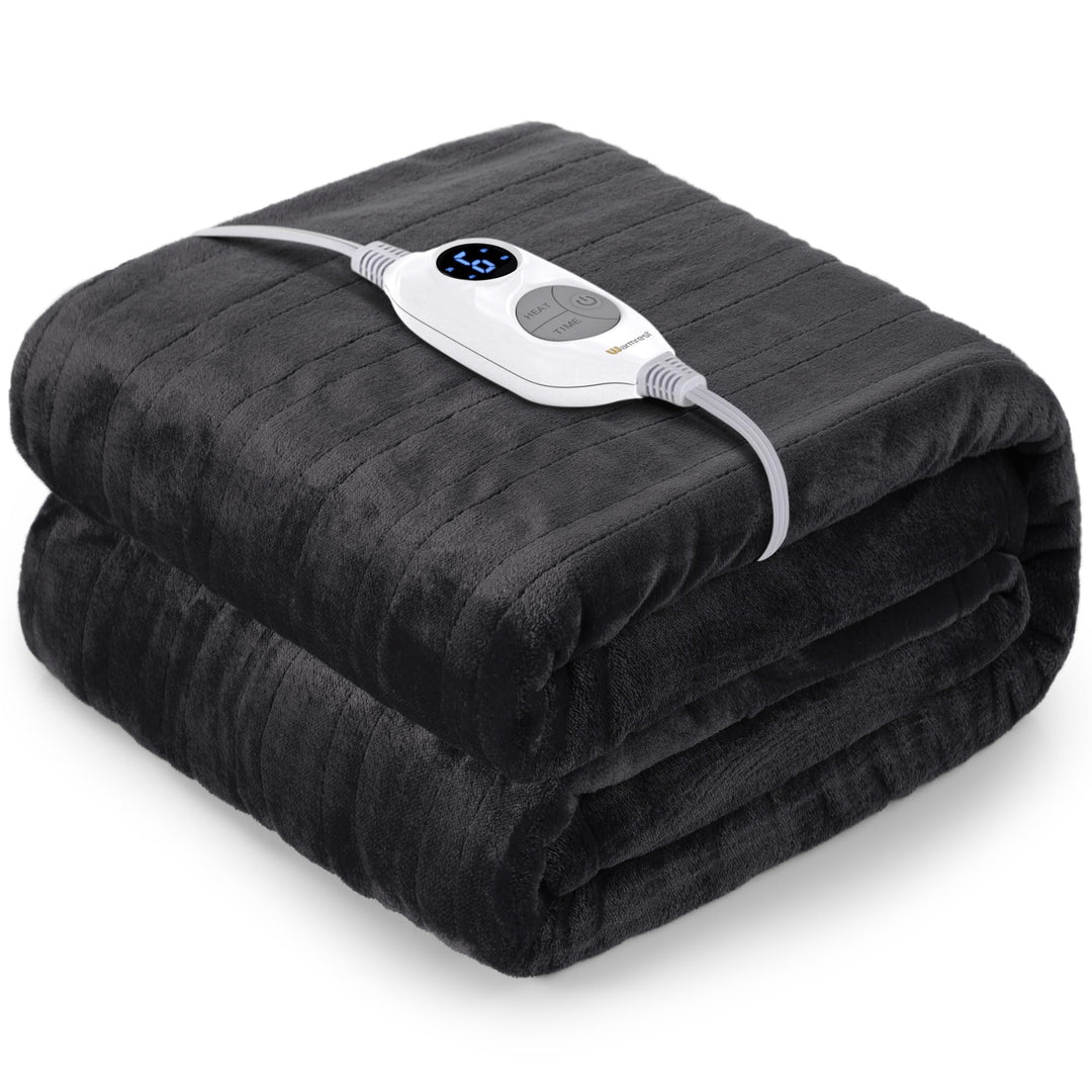 Warmrest Elektrische Heizdecke, Flanell, 150 x 200 cm, 6 Temperaturstufen, 1-10 Stunden, automatisch