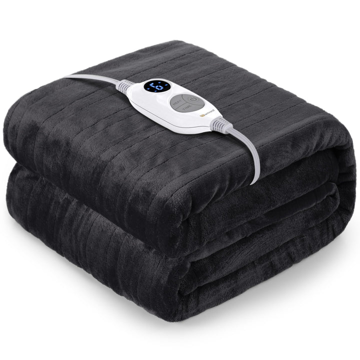 Warmrest Elektrische Heizdecke, Flanell, 150 x 200 cm, 6 Temperaturstufen, 1-10 Stunden, automatisch
