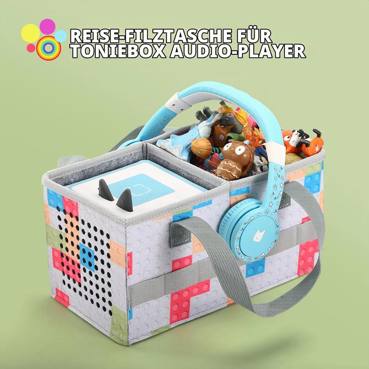 Tasche für Toniebox Starter Set Aufbewahrungstasche für Toniebox Figur, Home Outdoor Handtasche für