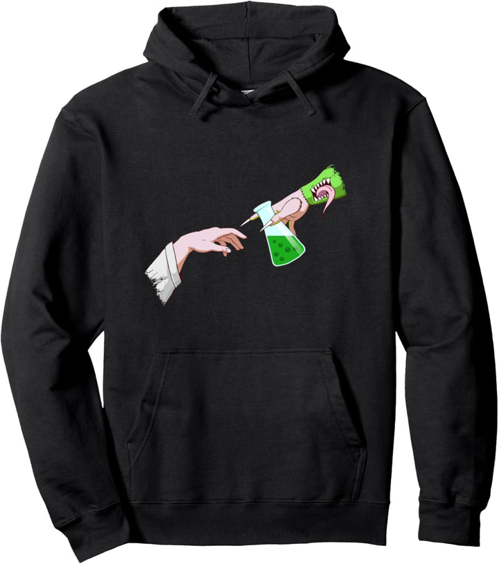 Biopunk Creation Of Adam Biopunk Aesthetic Pullover Hoodie