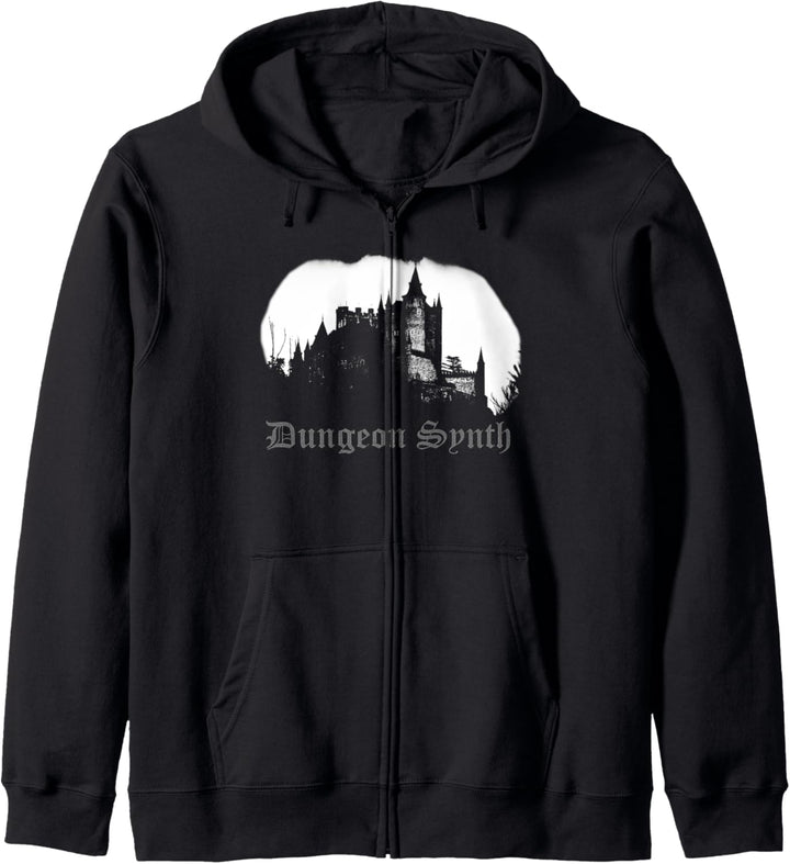 Dungeon Synth Burg Schloss Dark Ambient Old-school Music Kapuzenjacke