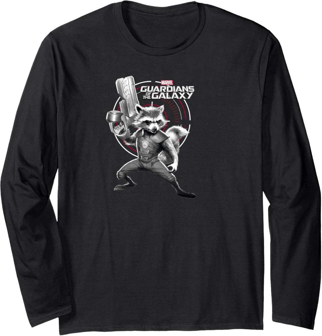 Marvel Rocket Guardians of the Galaxy Target Langarmshirt