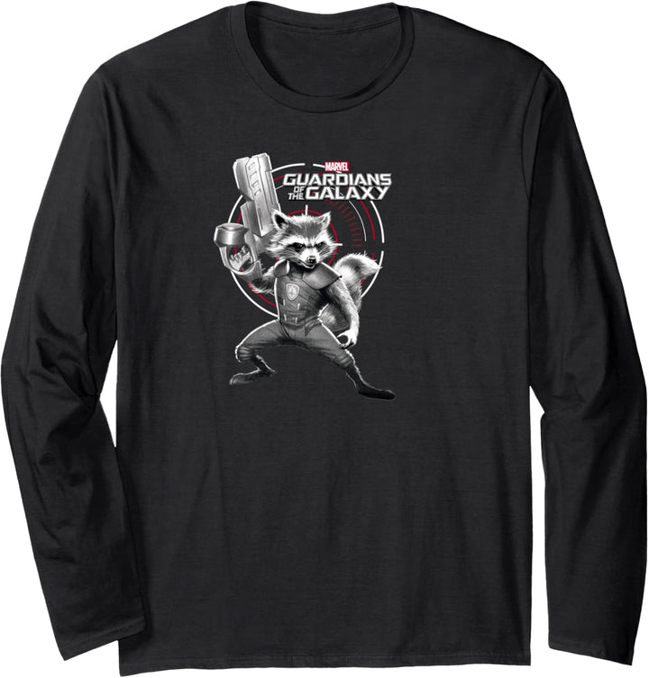 Marvel Rocket Guardians of the Galaxy Target Langarmshirt