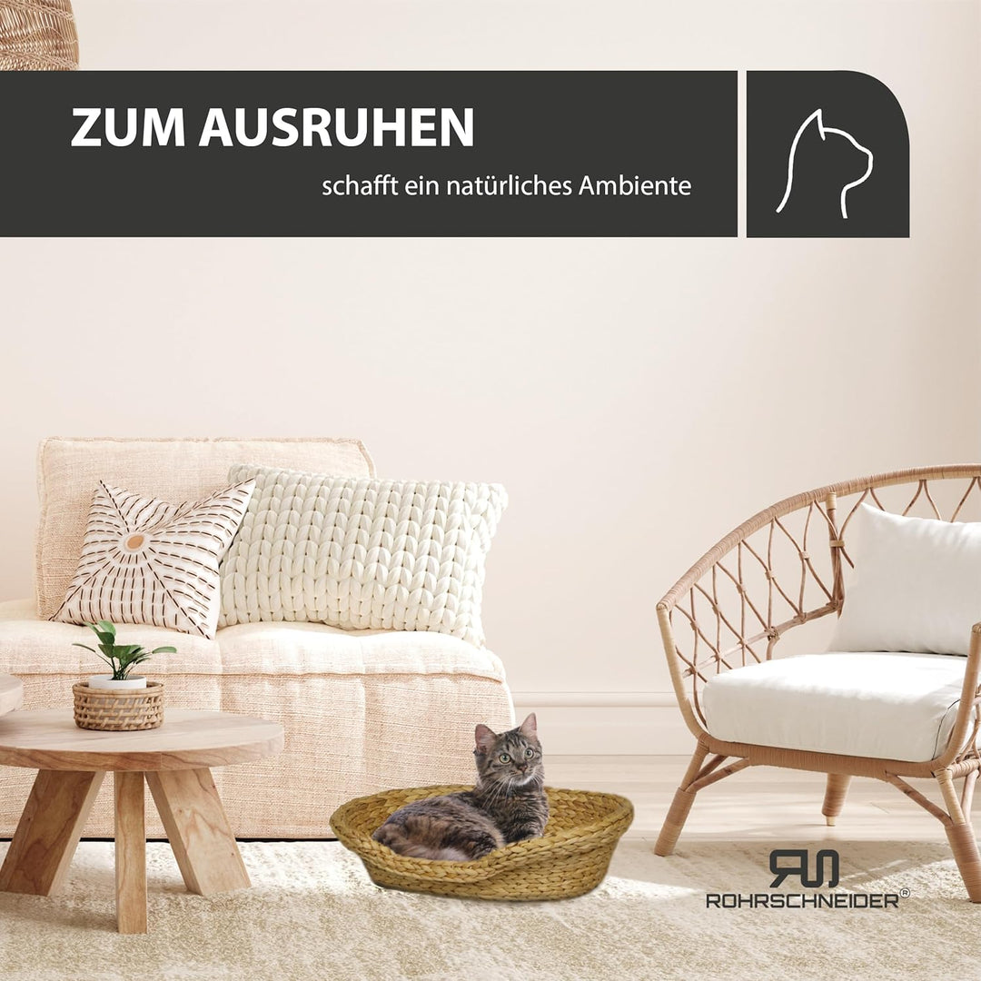 Rohrschneider Komfortables Katzenkörbchen, umweltfreundlich, 2 Grössen (1), 1