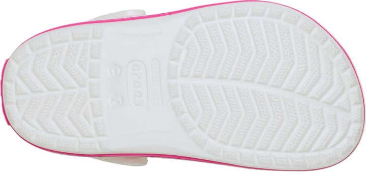 Crocs Unisex Kinder Crocband K Clog 22/23 EU White Pink Crush, 22/23 EU White Pink Crush