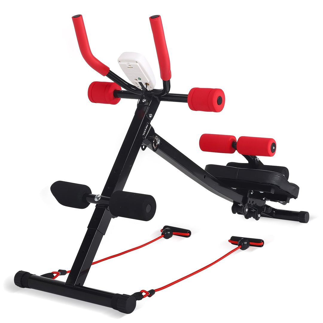 Bauchmuskeltrainer für Zuhause Rot, Rot