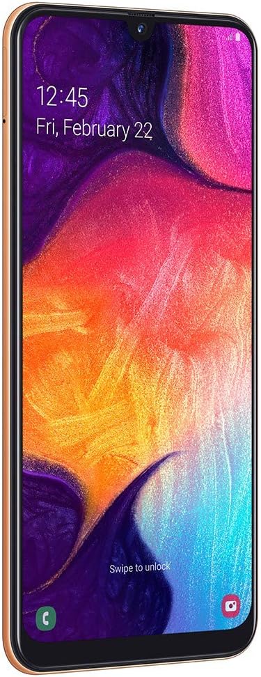 Samsung Galaxy A50 Smartphone (16.3cm (6.4 Zoll) 128GB interner Speicher, 4GB RAM, Orange) - Deutsch