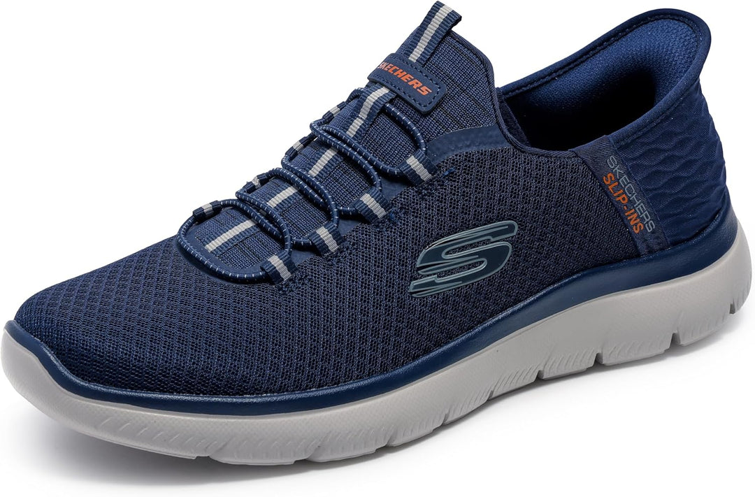 Skechers Herren Summits High RangeSneakers 39 EU Navy Mesh Trim, 39 EU Navy Mesh Trim