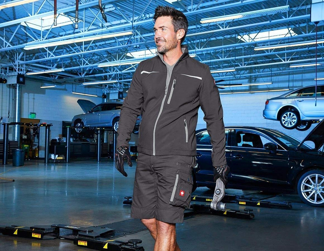 Engelbert Strauss Arbeitshose Short e.s.Motion 2020 dunkelblau/Atoll 46 Schwarz, 46 Schwarz