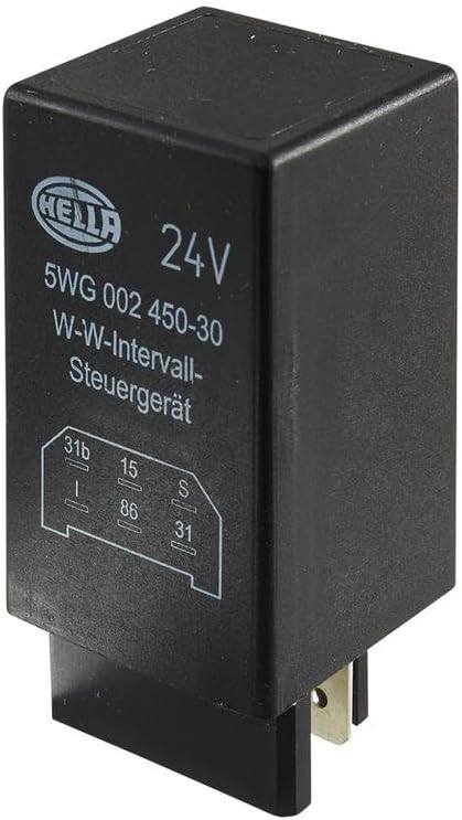 HELLA - Relais, Wisch-Wasch-Intervall - 24V - 6-polig - ohne Halter - 5WG 002 450-301