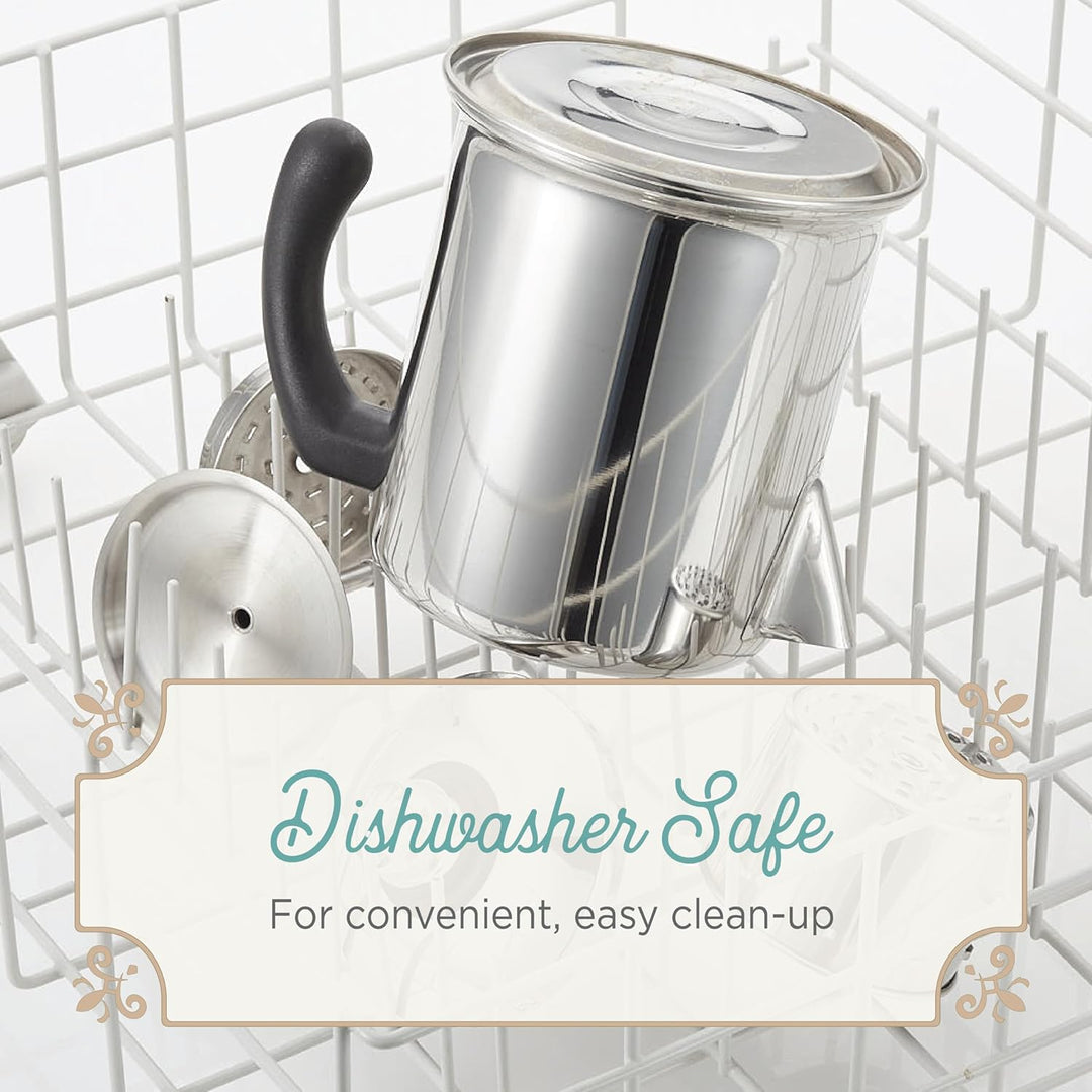 Farberware 50124 Classic Yosemite Stainless Steel Coffee Percolator - 8 Cup, Silver 8-Cup