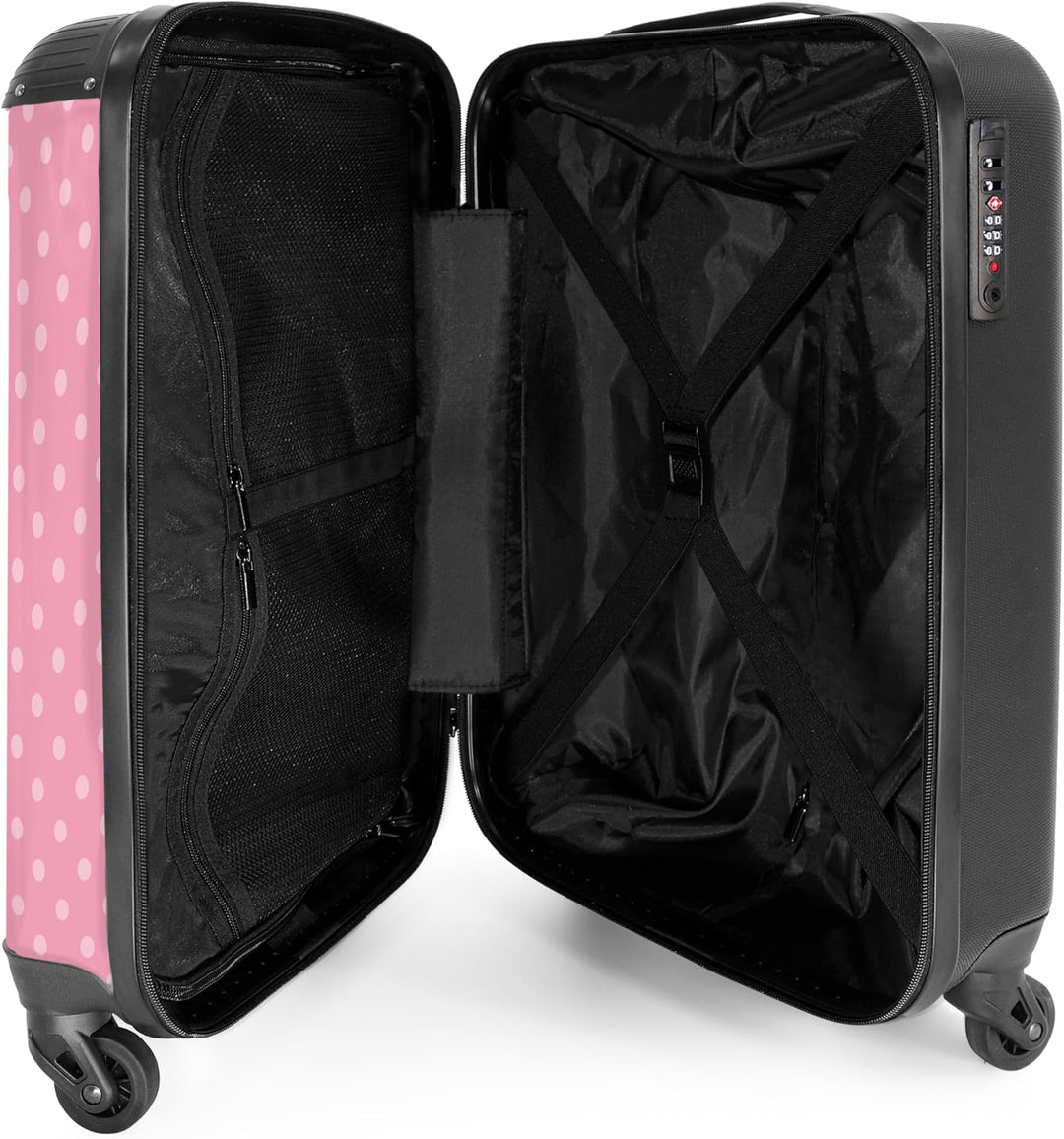 NoBoringSuitcases.com® Handgepäck, Hartschalenkoffer mit TSA Schloss, Trolley, Reisekoffer, Carry on