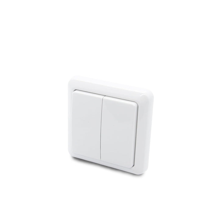 Intertechno Smart Home ITW 852 Funk Wandsender weiss 2 fach 2 Kanal Single, Single