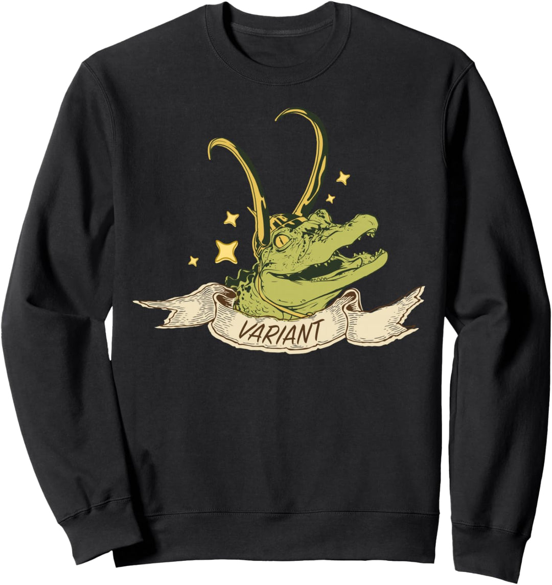 Marvel Loki Alligator Loki Variant Stars Sweatshirt