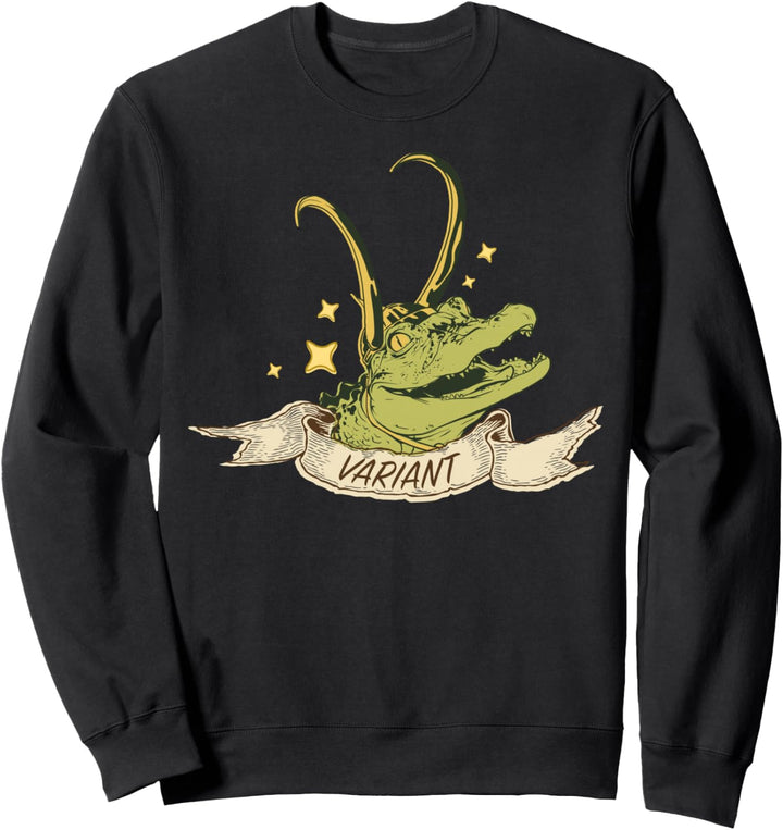 Marvel Loki Alligator Loki Variant Stars Sweatshirt
