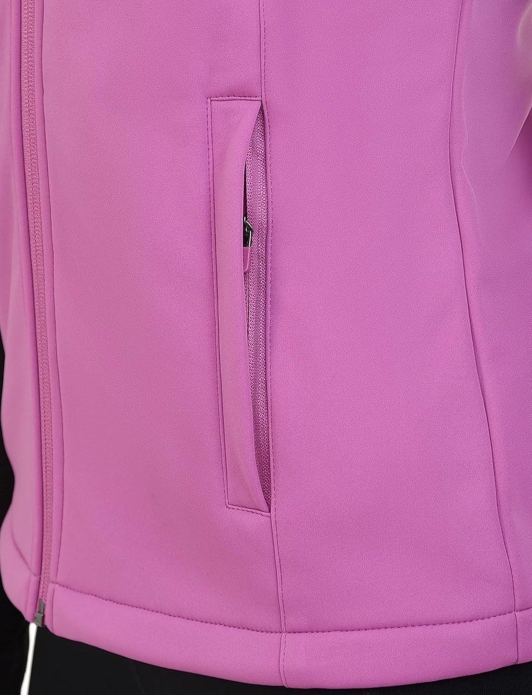 TCA Damen Flyweight winddichte Lauf- und Fahrradweste mit Reissverschlusstaschen XS Rosa, XS Rosa