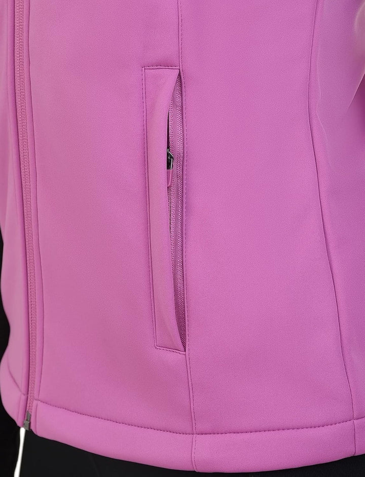 TCA Damen Flyweight winddichte Lauf- und Fahrradweste mit Reissverschlusstaschen S Rosa, S Rosa