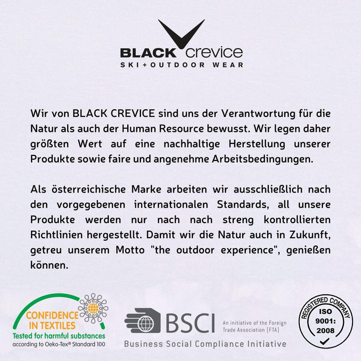 Black Crevice Damen Skihose I Damen-Skihose Grössen I wärmeisolierende Damen-Wanderhose I atmungsakt