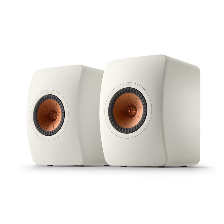 KEF LS50 Meta Regallautsprecher Mineral White, Monitorlautsprecher | HiFi | Heimkino | 40-100 Watt,