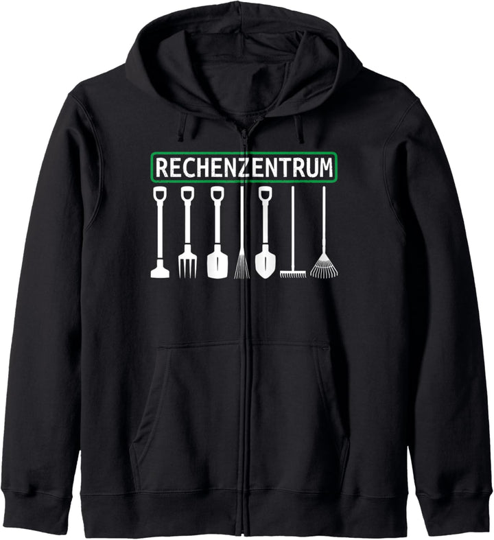 Rechenzentrum Lustiges Gartenarbeits Pflanze Kapuzenjacke