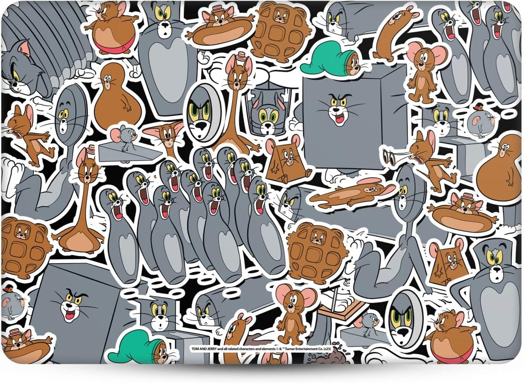 Head Case Designs Offizielle Tom and Jerry Lustige Kunst Aufkleber Collage Grafiken Vinyl Haut Aufkl