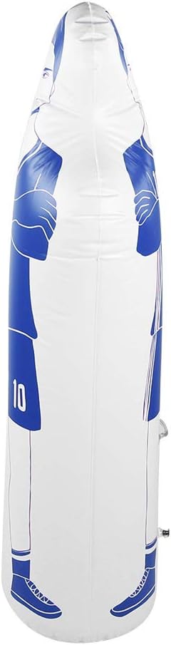 Aufblasbarer Fussball-Dummy, Fussball-Training, 40 x 160 cm, 1 Stück, 100 kg Tragfähigkeit, Blue