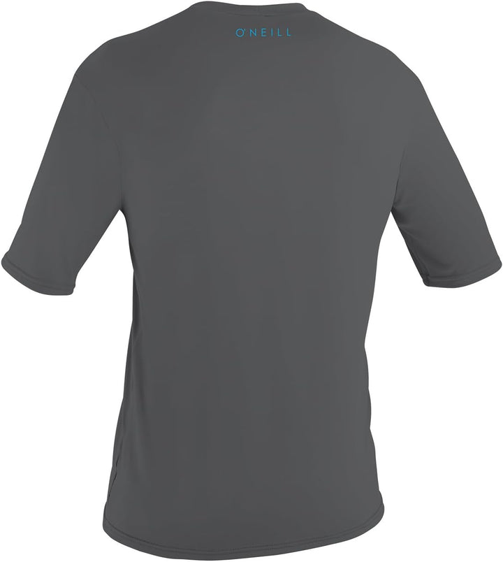 O'Neill Youth Basic Skins LSF 30 + Short Sleeve Sun Shirt 8 Smoke, 8 Smoke