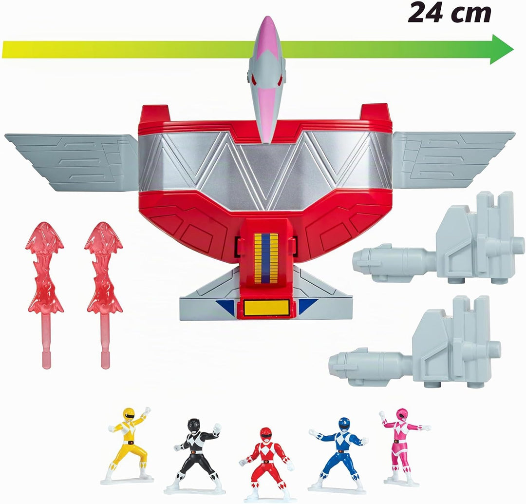 Power Rangers - Kollektion Megazord, Zords, kombinierbar, Figur, 20 cm, Modell Pterodactyl Dinozord,