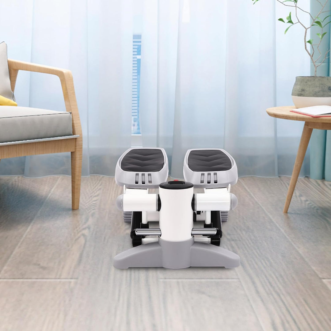 Hometrainer Stepper Tragbar Fitness Stepper mit LED Display Fitness Mini Stepper Einstellbare Höhe I