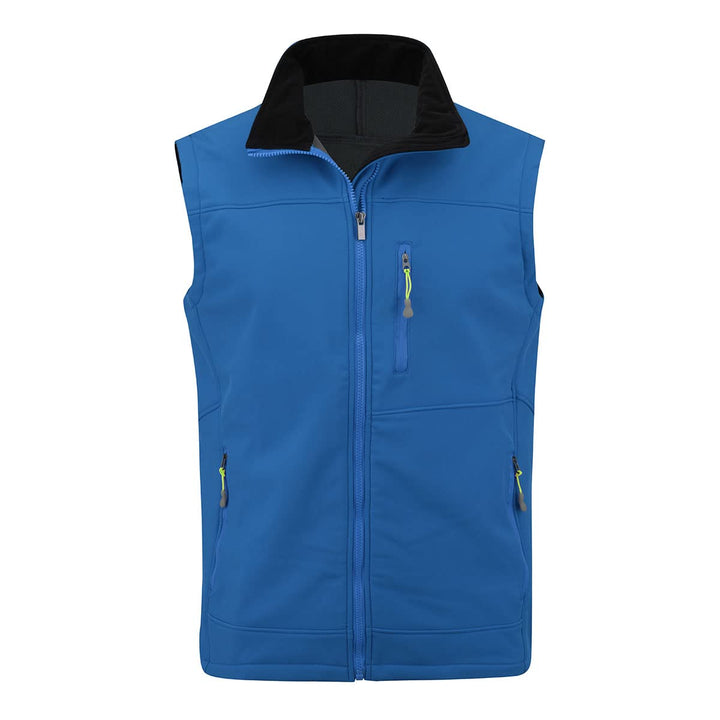 YOUTHUP Weste Herren Wasserdichte Softshellweste Outdoor Leichte Winddichte Fleece Herrenweste Ärmel