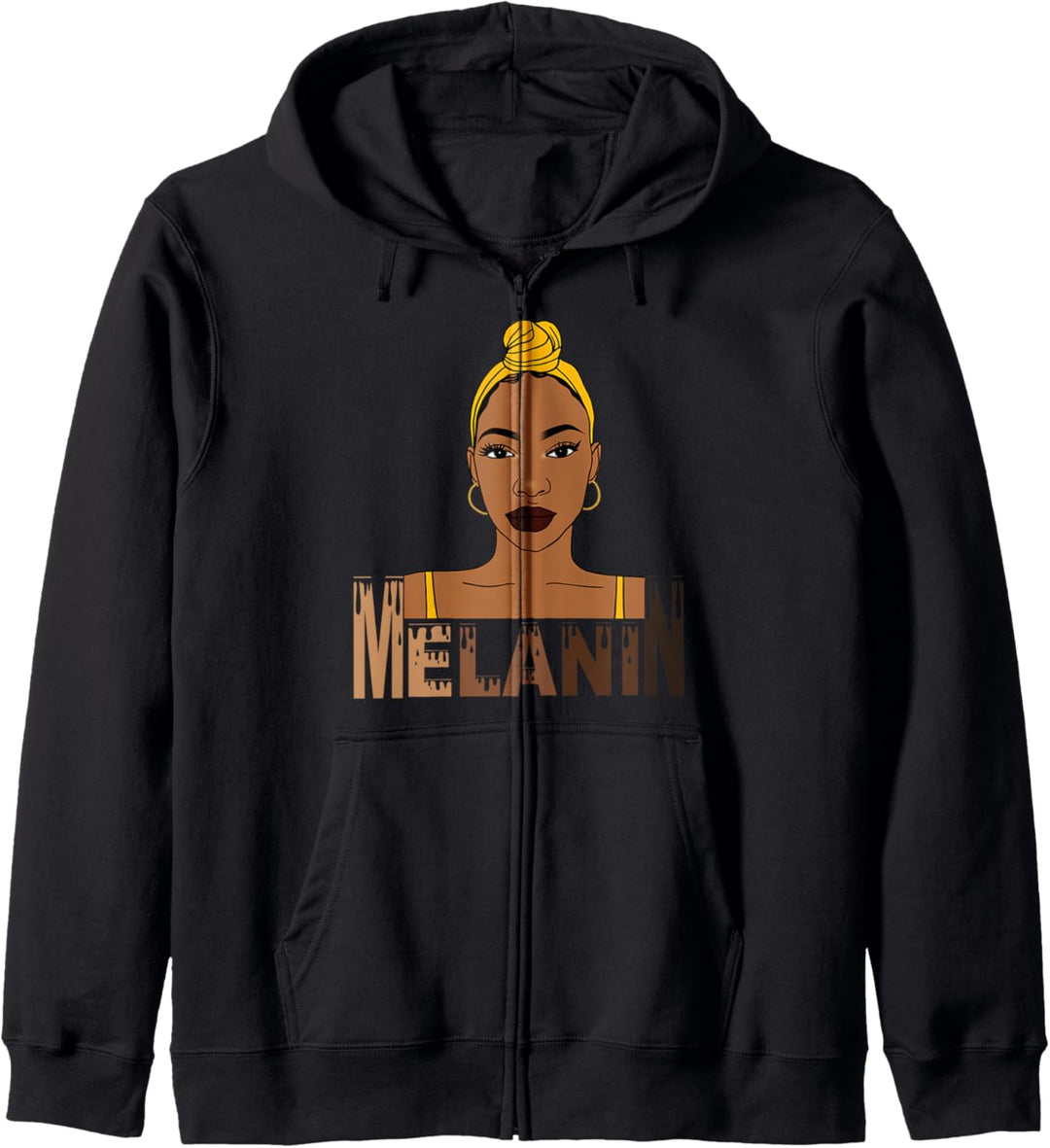 Oheneba: Melanin Drippin' Afro-Königin Black Woman Stolz Kapuzenjacke