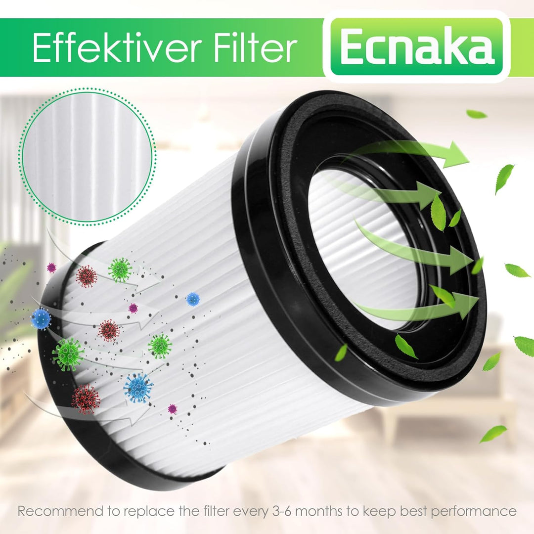 4 Stück Ersatzfilter für Lubluelu 202 HEPA-Filter für Oraimo OSV-102,für Besswin W26,für VacLife VL7