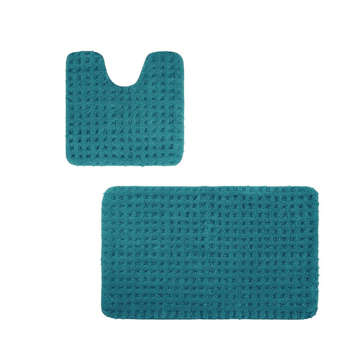 PANA Flauschiges Badvorleger Set • Microfaser Microfaser Badematte • Flauschiger und Rutschfester Ba