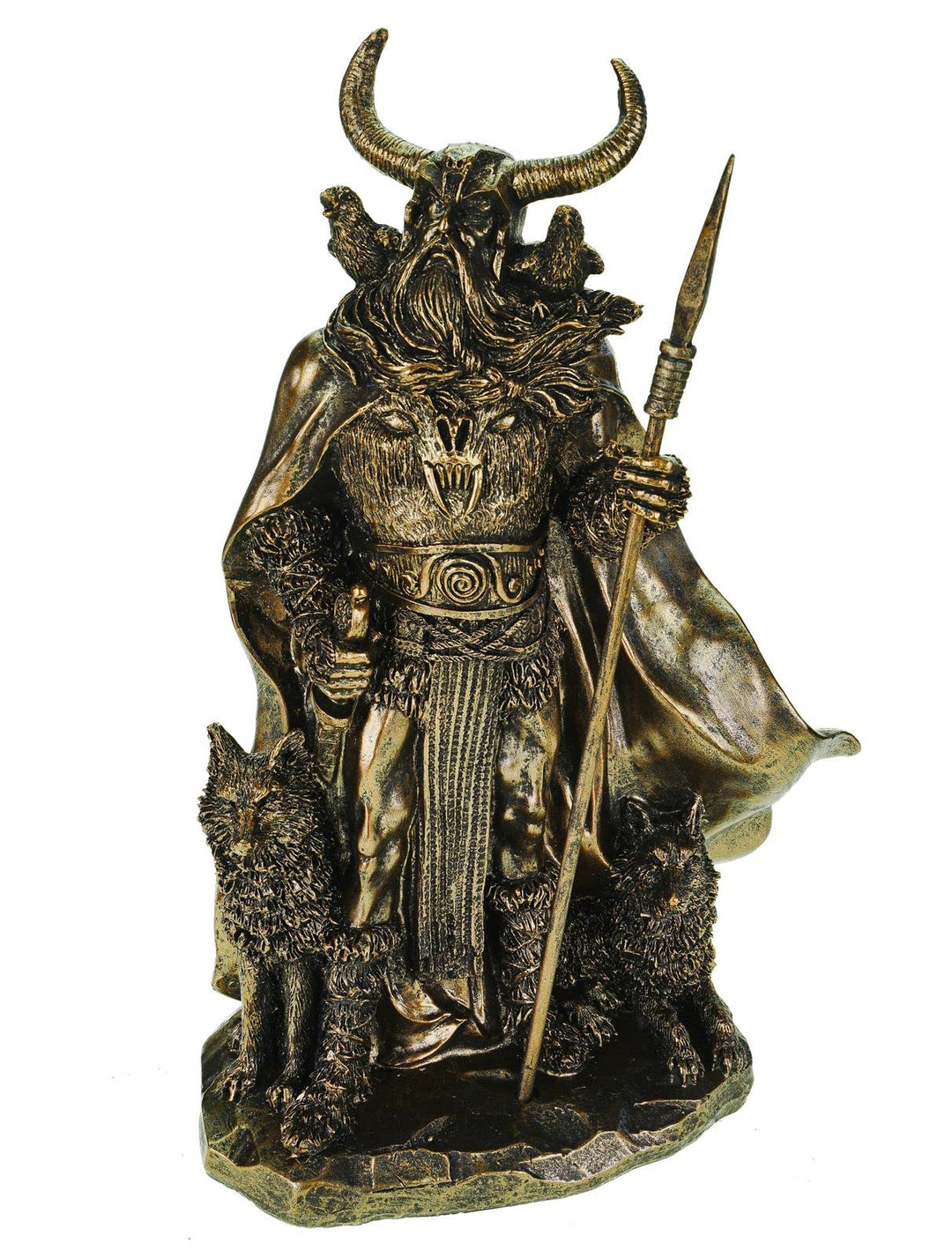 Kremers Schatzkiste Gott Odin mit seinen Raben Hugin + Munin + den Wölfen Geri und Freki