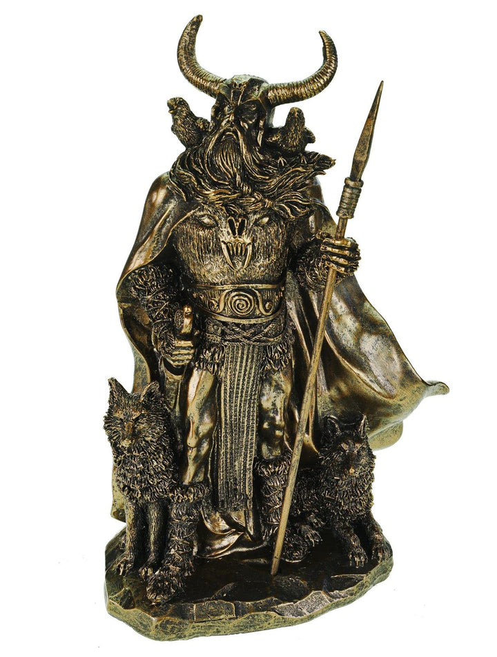 Kremers Schatzkiste Gott Odin mit seinen Raben Hugin + Munin + den Wölfen Geri und Freki