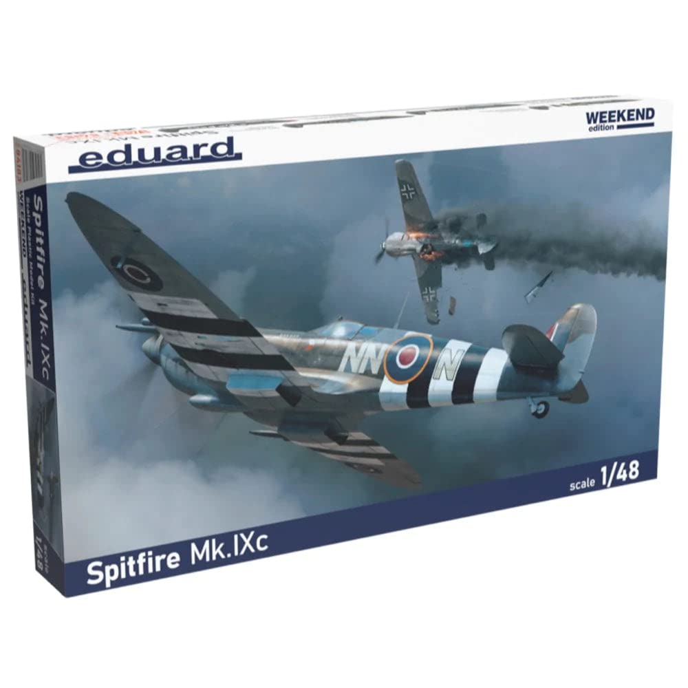 Eduard EDK84183 Kit 1:48 Weekend-Spitfire Mk.IXc Modell, geformte Farbe