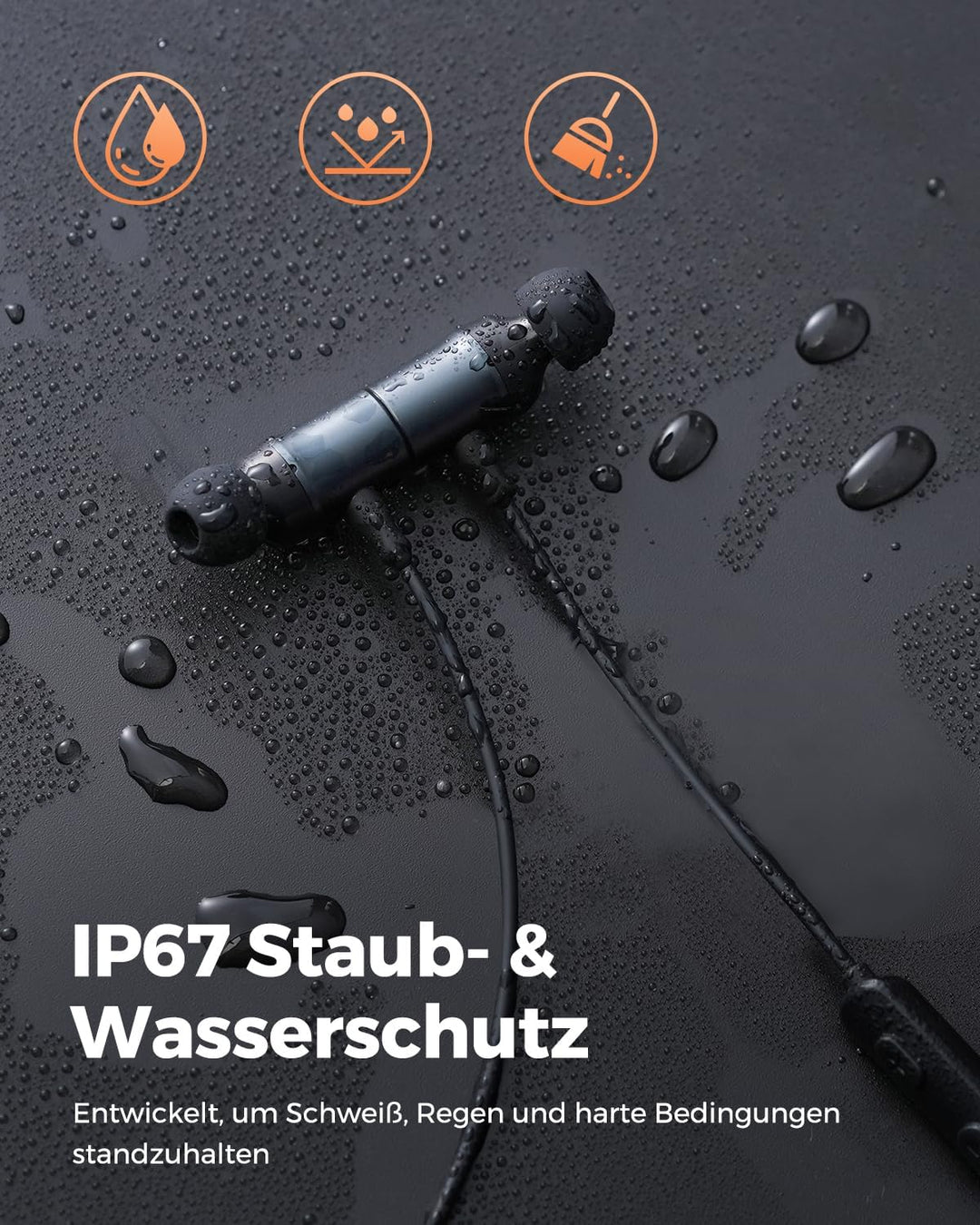 truefree HD-200 In-Ear Sport Kopfhörer, Bluetooth 6.0 Nackenbügel Kopfhörer | Kabellose Magnetische
